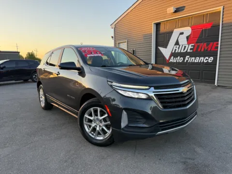 Gray 2022 CHEVROLET EQUINOX LT for sale in Crown Point, IN