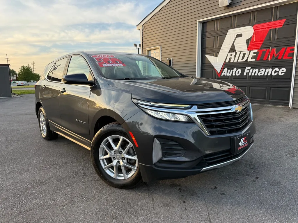 Gray 2022 CHEVROLET EQUINOX LT for sale in Crown Point, IN