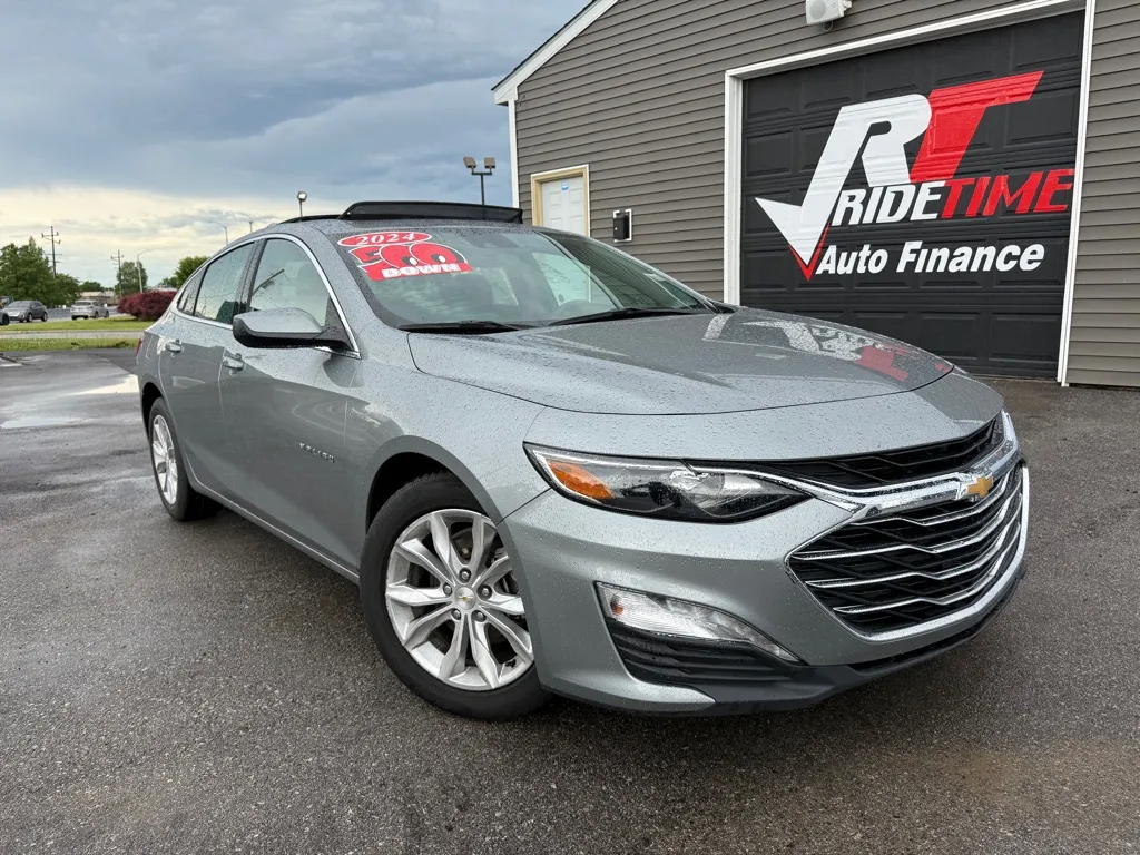 Gray 2024 CHEVROLET MALIBU LT for sale in Crown Point, IN
