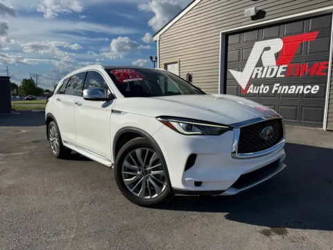 White 2023 INFINITI QX50 LUXE for sale in Crown Point, IN