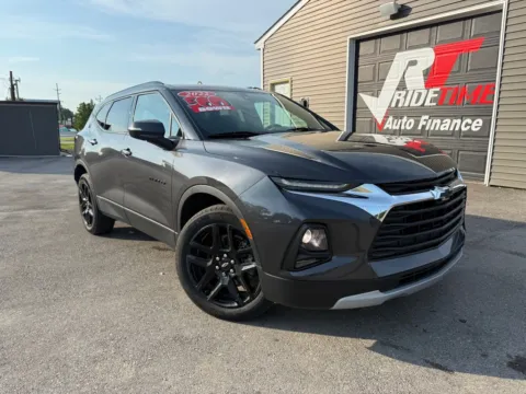 Gray 2022 CHEVROLET BLAZER LT for sale in Crown Point, IN
