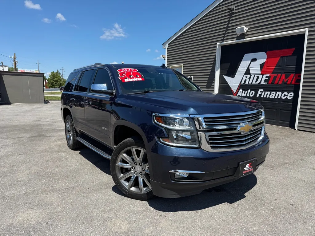 Blue 2017 CHEVROLET TAHOE PREMIER for sale in Crown Point, IN