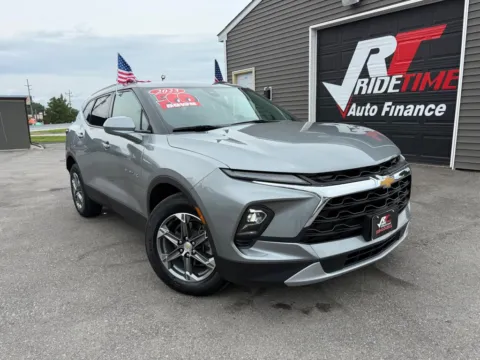 Gray 2023 CHEVROLET BLAZER LT for sale in Crown Point, IN