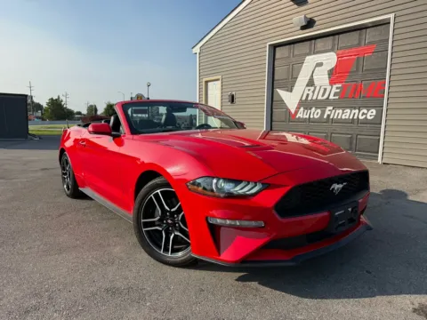 Red 2023 FORD MUSTANG ECOBOOST for sale in Crown Point, IN