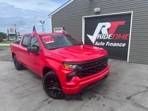 Red 2024 CHEVROLET SILVERADO 1500 CUSTOM for sale in Crown Point, IN