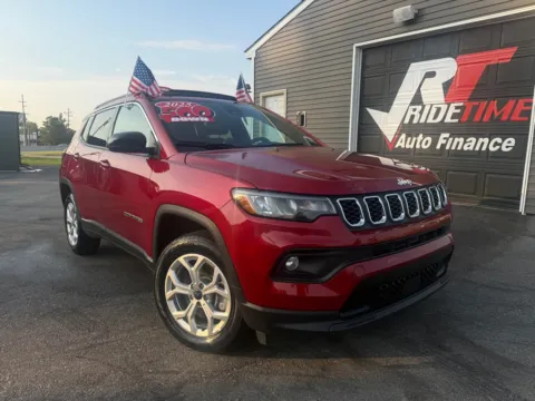 Red 2025 JEEP COMPASS LATITUDE for sale in Crown Point, IN