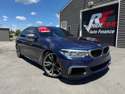 Blue 2018 BMW 5 SERIES M550I XDRIVE for sale in Crown Point, IN