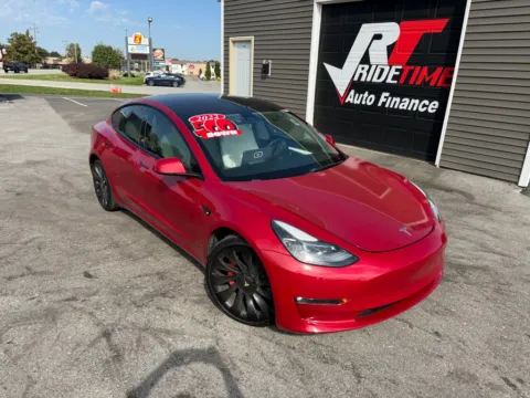Photos of 2022 TESLA MODEL 3 PERFORMANCE for sale in Crown Point, IN at Ride Time Auto Finance Crown Point