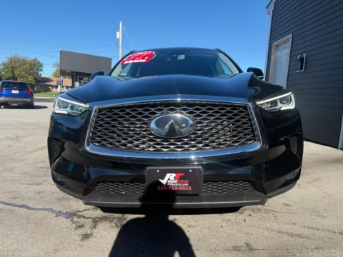 Another view of 2023 INFINITI QX50 LUXE for sale in Crown Point, IN at Ride Time Auto Finance Crown Point