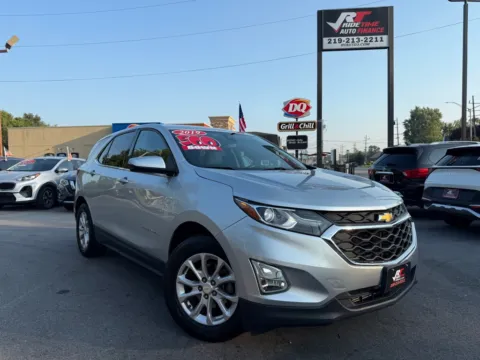 Silver 2019 CHEVROLET EQUINOX LT for sale in Crown Point, IN
