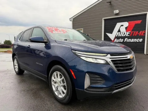 Blue 2022 CHEVROLET EQUINOX LT for sale in Crown Point, IN