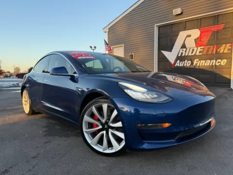 Blue 2019 TESLA MODEL 3 PERFORMANCE for sale in Crown Point, IN