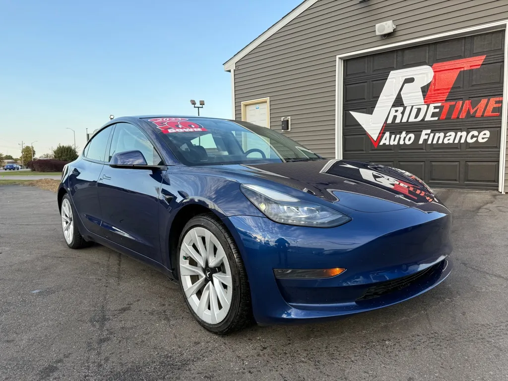 Blue 2023 TESLA MODEL 3 BASE for sale in Crown Point, IN