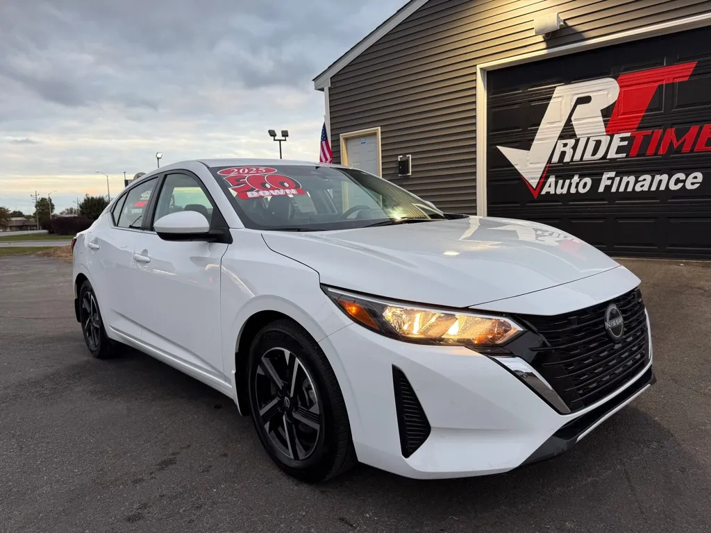 White 2025 NISSAN SENTRA SV for sale in Crown Point, IN