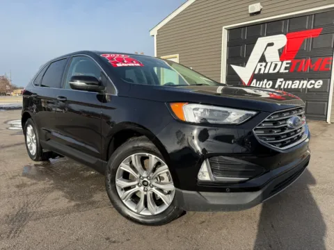 Black 2024 FORD EDGE TITANIUM for sale in Crown Point, IN