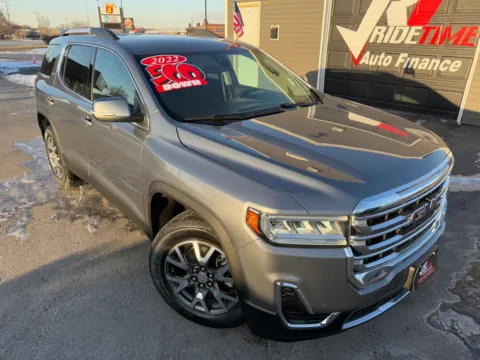 Photos of 2022 GMC ACADIA SLE for sale in Crown Point, IN at Ride Time Auto Finance Crown Point