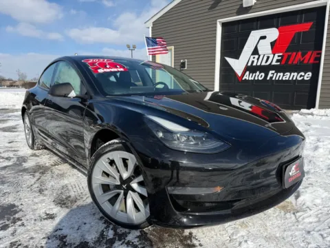 Black 2021 TESLA MODEL 3 STANDARD RANGE PLUS for sale in Crown Point, IN