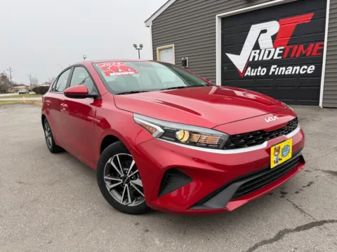 Red 2024 KIA FORTE LXS for sale in Crown Point, IN
