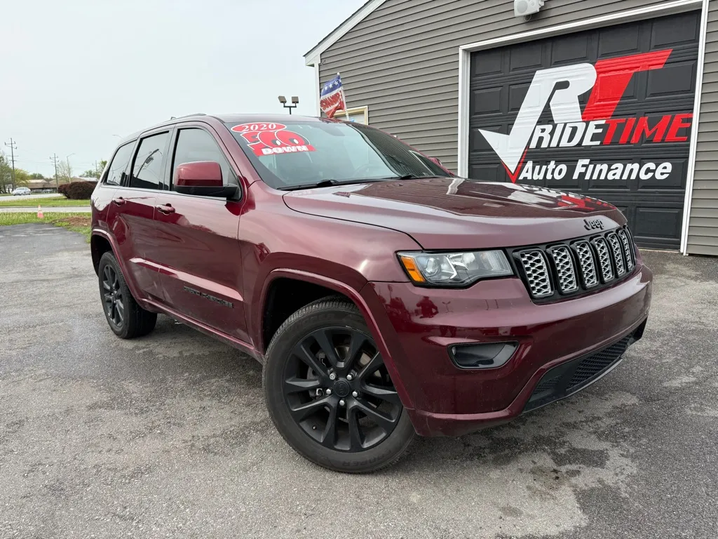 Red 2020 JEEP GRAND CHEROKEE ALTITUDE for sale in Crown Point, IN