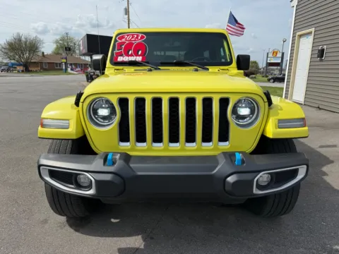 Another view of 2023 JEEP WRANGLER SAHARA 4XE for sale in Crown Point, IN at Ride Time Auto Finance Crown Point