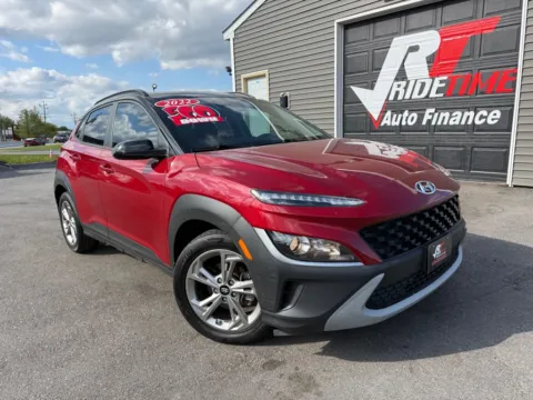 Red 2022 HYUNDAI KONA SEL for sale in Crown Point, IN