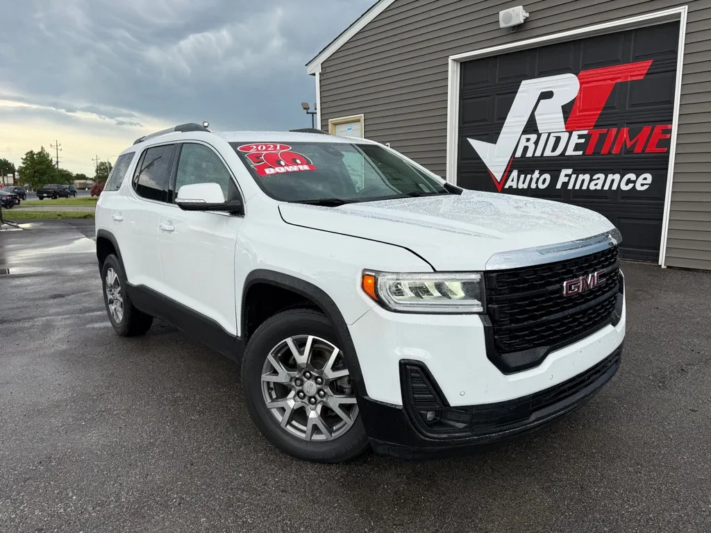 White 2021 GMC ACADIA SLT for sale in Crown Point, IN