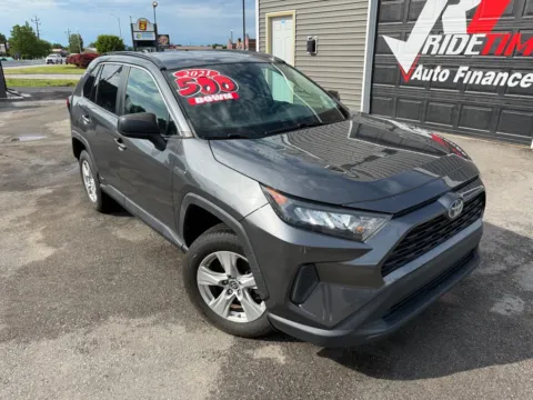 Photos of 2021 TOYOTA RAV4 HYBRID LE for sale in Crown Point, IN at Ride Time Auto Finance Crown Point