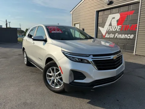 Silver 2022 CHEVROLET EQUINOX LT for sale in Crown Point, IN