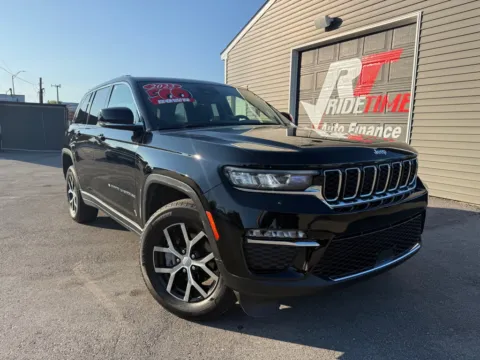 Black 2023 JEEP GRAND CHEROKEE LIMITED for sale in Crown Point, IN
