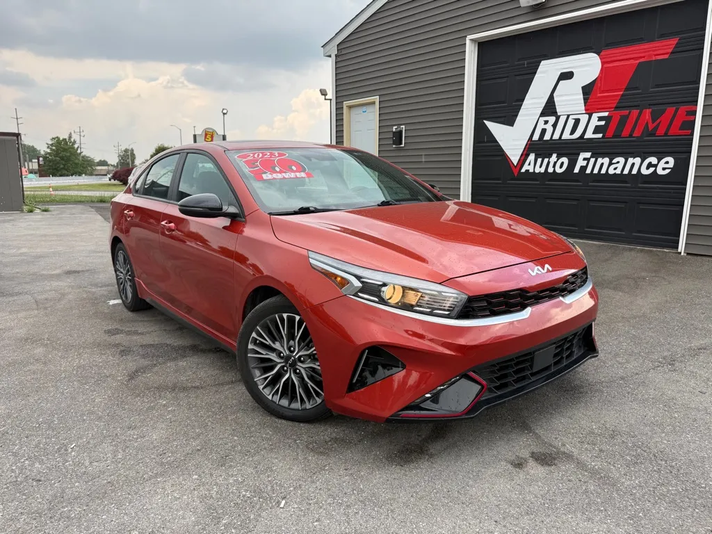 Orange 2023 KIA FORTE GT-LINE for sale in Crown Point, IN