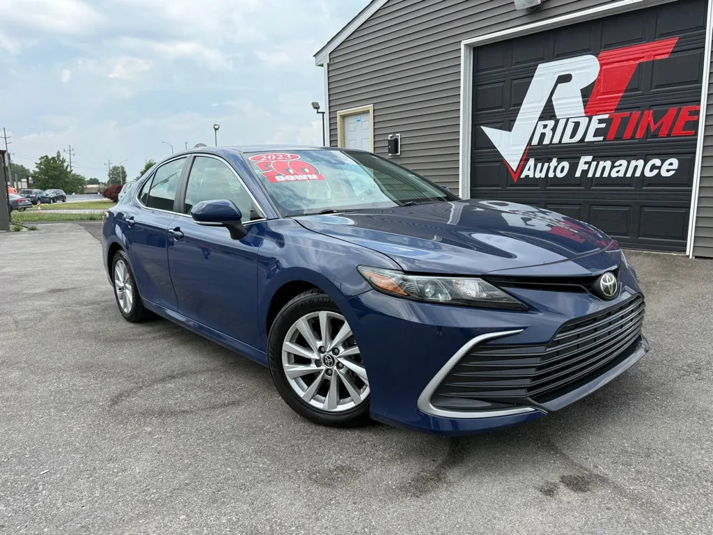Blue 2023 TOYOTA CAMRY LE for sale in Crown Point, IN