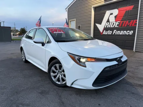 White 2025 TOYOTA COROLLA LE for sale in Crown Point, IN
