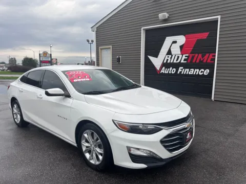 White 2023 CHEVROLET MALIBU LT for sale in Crown Point, IN