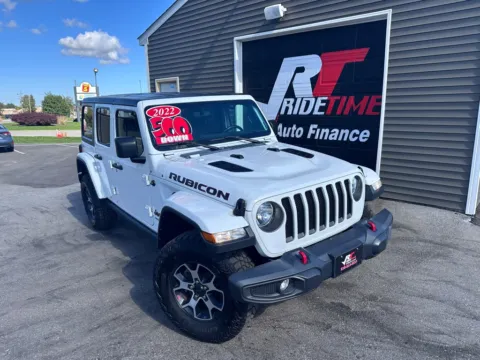 White 2022 JEEP WRANGLER UNLIMI RUBICON for sale in Crown Point, IN
