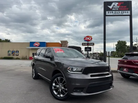 Gray 2019 DODGE DURANGO GT PLUS for sale in Crown Point, IN