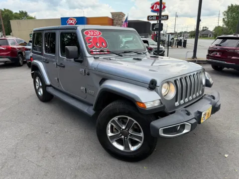 Photos of 2020 JEEP WRANGLER UNLIMI SAHARA for sale in Crown Point, IN at Ride Time Auto Finance Crown Point