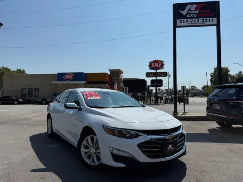 White 2024 CHEVROLET MALIBU LT for sale in Crown Point, IN