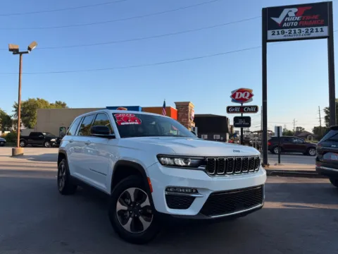 White 2023 JEEP GRAND CHEROKEE 4XE for sale in Crown Point, IN