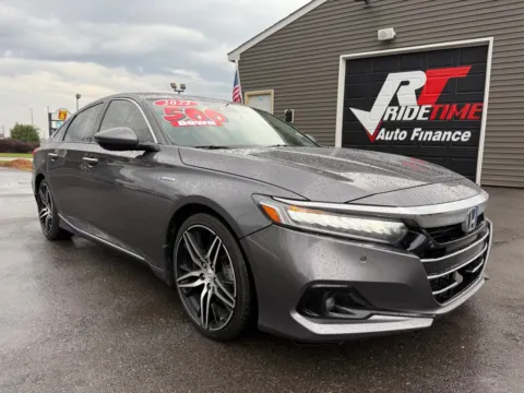 Gray 2022 HONDA ACCORD HYBRID TOURING for sale in Crown Point, IN