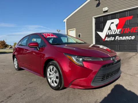 Red 2023 TOYOTA COROLLA LE for sale in Crown Point, IN