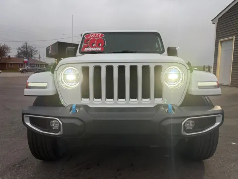 Another view of 2023 JEEP WRANGLER SAHARA 4XE for sale in Crown Point, IN at Ride Time Auto Finance Crown Point