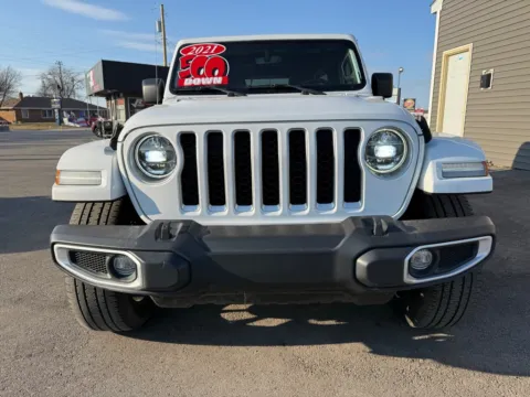 Another view of 2021 JEEP WRANGLER UNLIMI SAHARA 4XE for sale in Crown Point, IN at Ride Time Auto Finance Crown Point