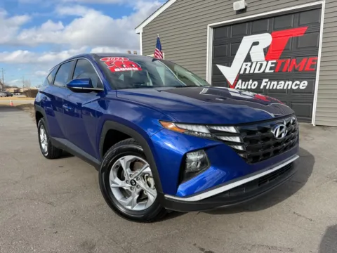 Blue 2023 HYUNDAI TUCSON SE for sale in Crown Point, IN