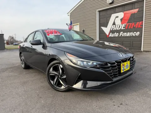 Gray 2021 HYUNDAI ELANTRA LIMITED for sale in Crown Point, IN