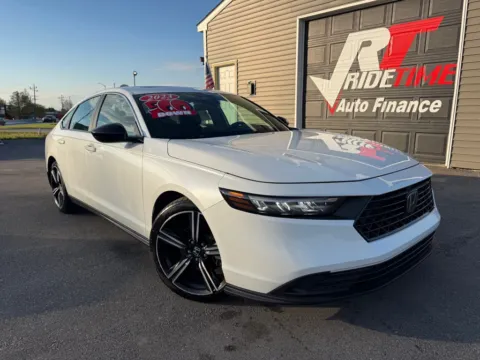 White 2023 HONDA ACCORD HYBRID SPORT for sale in Crown Point, IN