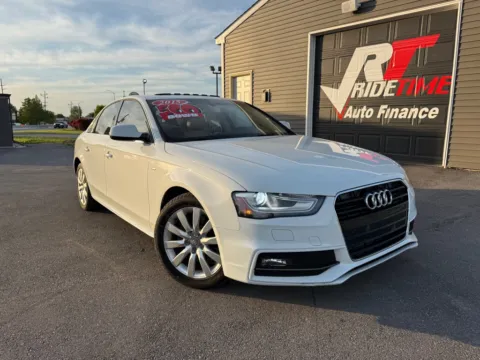 White 2015 AUDI A4 2.0T PREMIUM for sale in Crown Point, IN