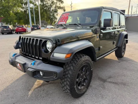 Another view of 2023 JEEP WRANGLER WILLYS 4XE for sale in Crown Point, IN at Ride Time Auto Finance Crown Point