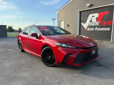 Red 2025 TOYOTA CAMRY SE for sale in Crown Point, IN