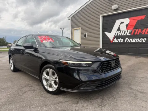 Black 2023 HONDA ACCORD LX for sale in Crown Point, IN