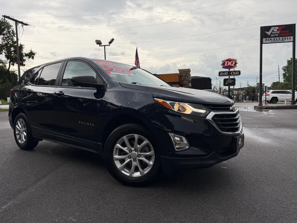 Blue 2020 CHEVROLET EQUINOX LS for sale in Crown Point, IN